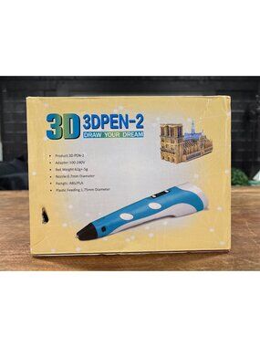 3D 3DPEN-2 Draw Your Dream Pen ABS/PLA Filament Adapter Lightweight 62g Nozzle